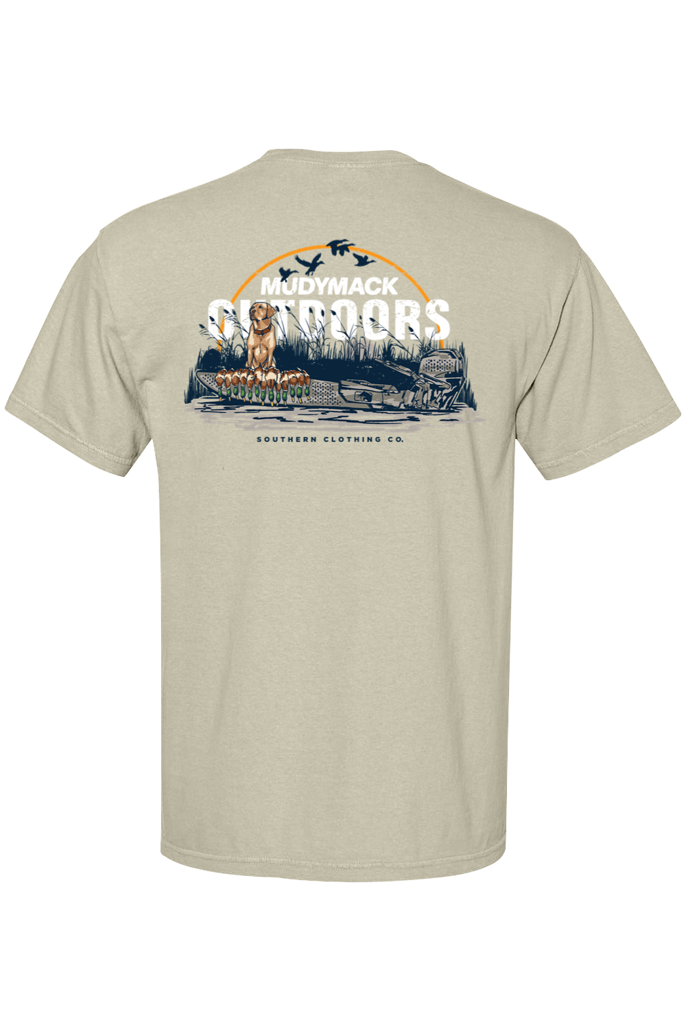 Duck Boat Line Up - Comfort Colors Pocket Tee